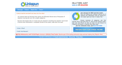 Desktop Screenshot of linkspun.com