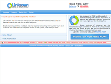 Tablet Screenshot of linkspun.com